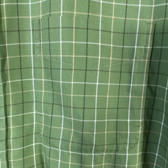 LL Bean Plaid Wrinkle Resistant Traditional Fit Short Sleeve Button Down Shirt L - Picture 11 of 14